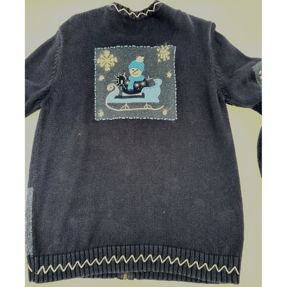 Holiday Lodge North Crest Women’s Full Zip Sweater Cardigan Ski Lodge Sz S 6/8 - Picture 14 of 14